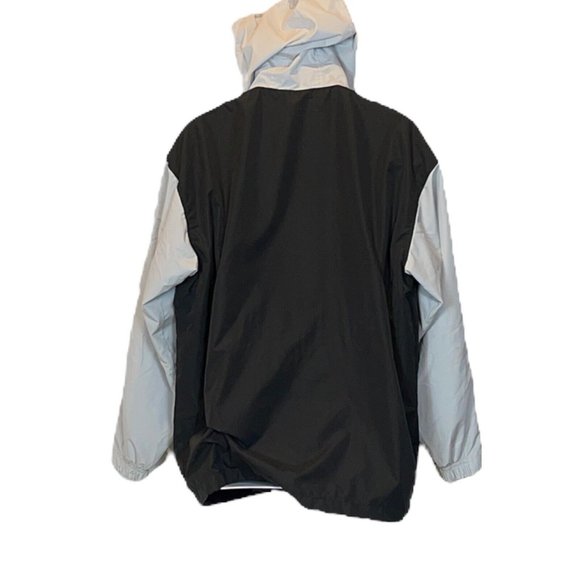 Carnival Cruise Men's Windbreaker Zip up Black Blue Grey Hooded Jacket Large L - Picture 7 of 11